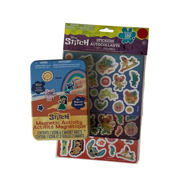 Disney Other - Stitch Magnetic Travel Activity Kit w/ Stickers